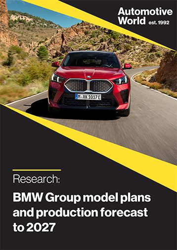 BMW Group model plans and production forecast to 2027