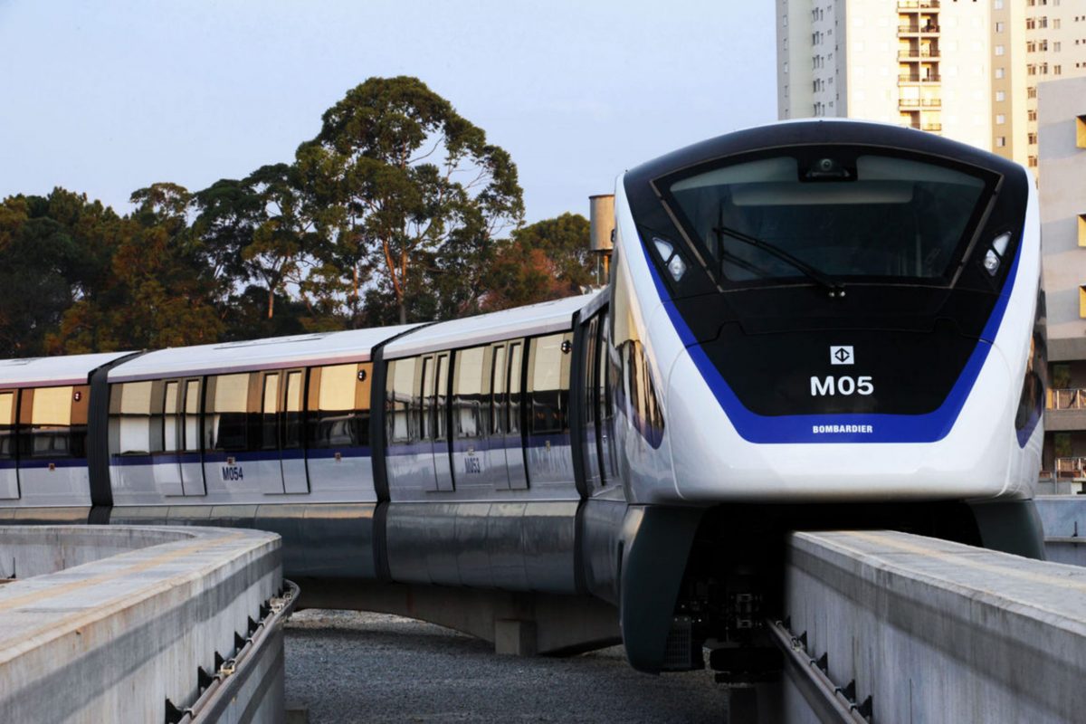 Bombardier Innovia monorail Sao Paolo