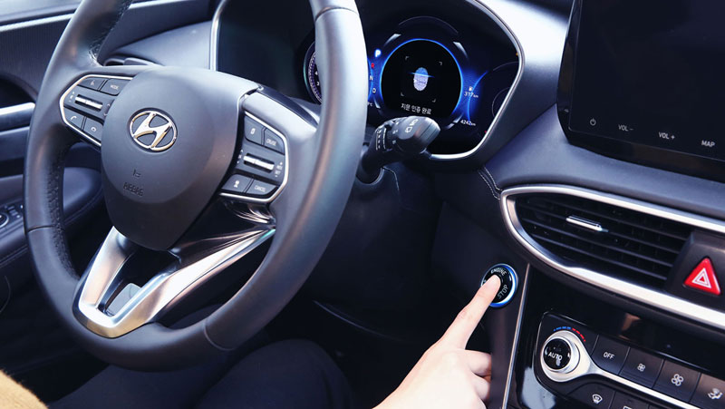 Hyundai fingerprint technology