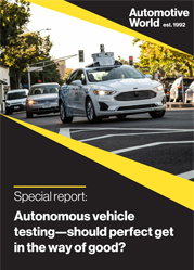 Special Reports: Autonomous vehicle testing—should perfect get in the way of good?