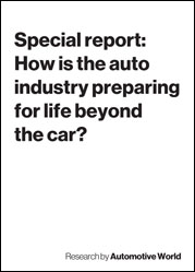 Special report: How is the auto industry preparing for life beyond the car?