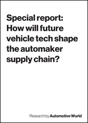 Special report: How will future vehicle tech shape the automaker supply chain?